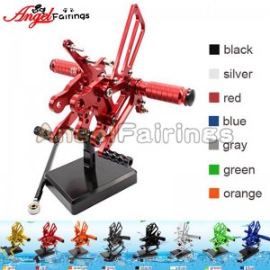 Motorcycle Honda CBR900RR 893/919 CBR400RR NC29 1992-1999 Rearset Foot Pegs Footrests Adjustable red Motorcycle Honda CBR900RR 893/919 CBR400RR NC29 1992-1999 Rearset Foot Pegs Footrests Adjustable red