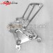Motorcycle MV Agusta F4 F4 1000 2010-2015 Rearset Foot Pegs Footrests Adjustable silver